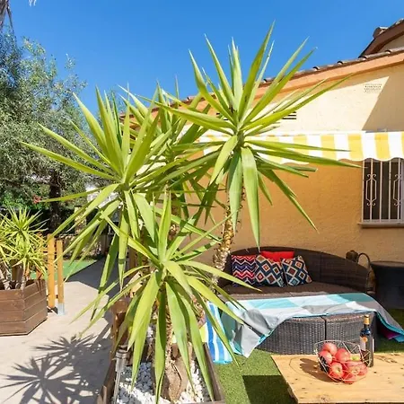 בית נופש S46-casa De Vacaciones Climatizada Con Piscina, En El Centro Junto Al Mar, Barbacoa Y Wiifi אמפוריבראבה